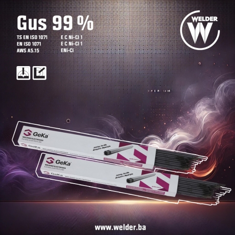 Elektroda Elnikel 4,0x400mm Gus 99% 1kg