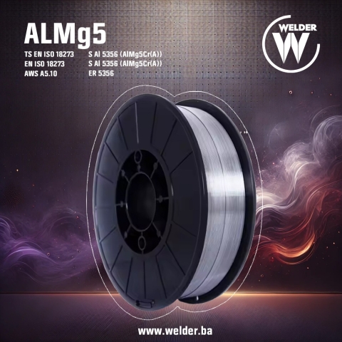 Žica MIG AlMg5 1,00mm ER5356 2kg