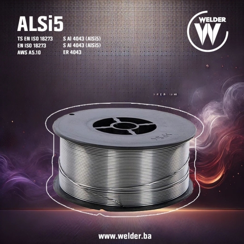 Žica MIG AlSi5 1,20mm ER4043 0,5kg D100