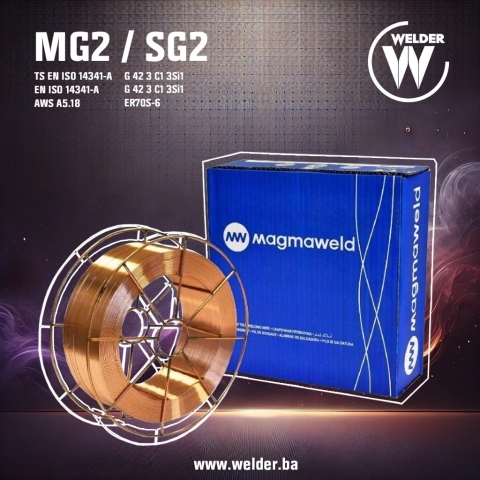 Magmaweld MIG Žica SG2 ER70S-6 15kg 1,2mm