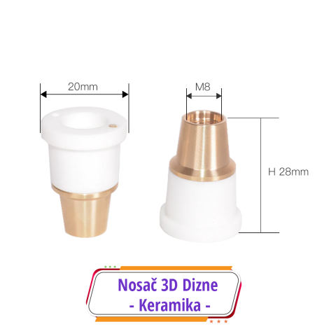 Nosač 3D Dizne Keramika M8 D20 Boci 1H