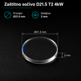 Zaštitno sočivo D21.5 T2 4kW Precitec