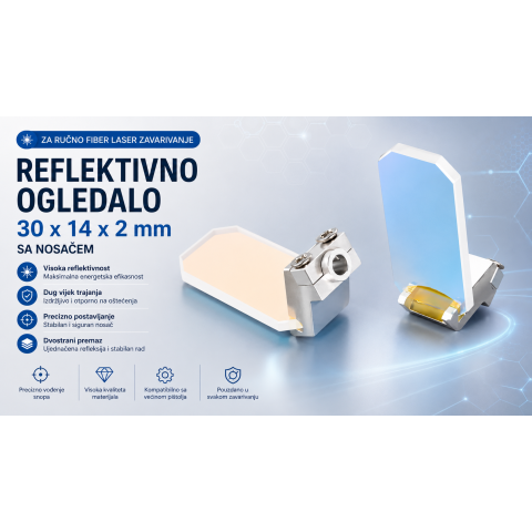 Reflektivno sočivo 30x14x2 WH