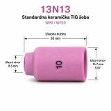 Keramička Šoba za TIG #10 13N13
