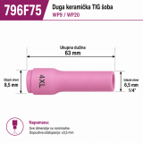 Extra Duga Keramička Šoba za TIG #4 796F75