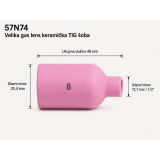 Velika Keramička Gas Lens Šoba #8 57N74