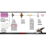 TAS116GSLD Adapter za wolfram 1.6mm